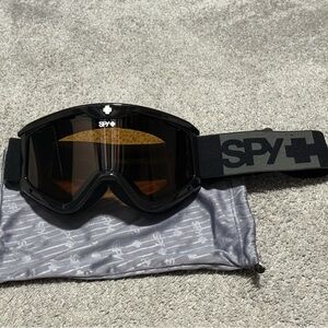 SPY+ Optic Black Ski Goggles